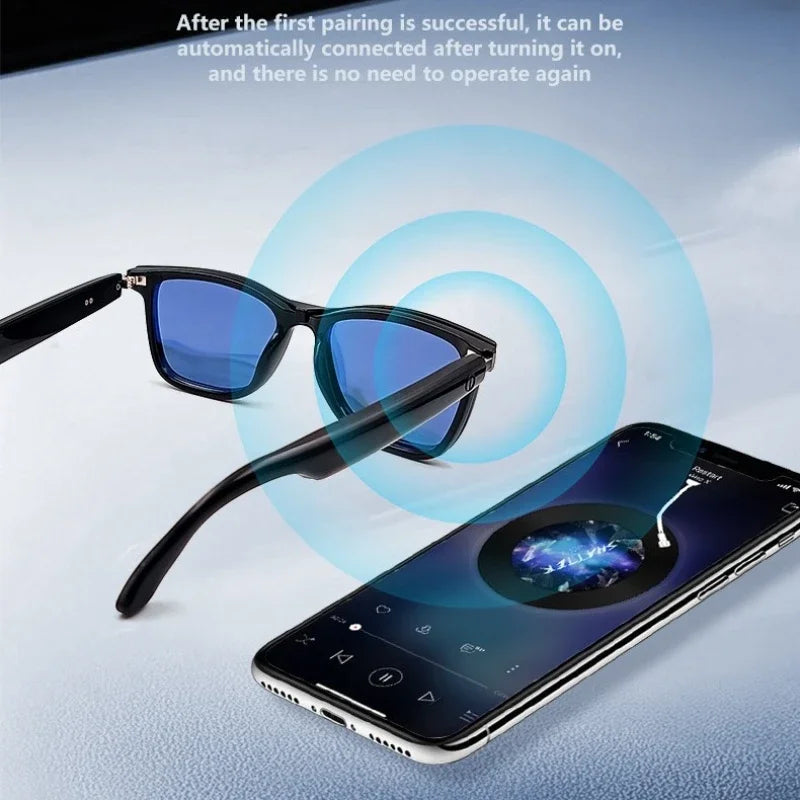 GS05 Upgrade Smart Glasses With Camera Video Recording AI  Photo Recognition Bluetooth Call Translation Voice Assistant Glasses