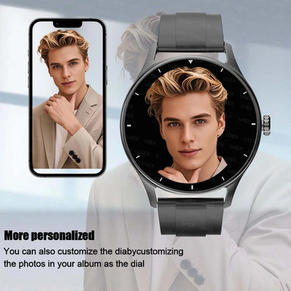 Fashion Smart Watch Plus 1.55 HD For Men And Women Bluetooth Call 3D UI Health Tracker Motion Trajectory Business Watch Original