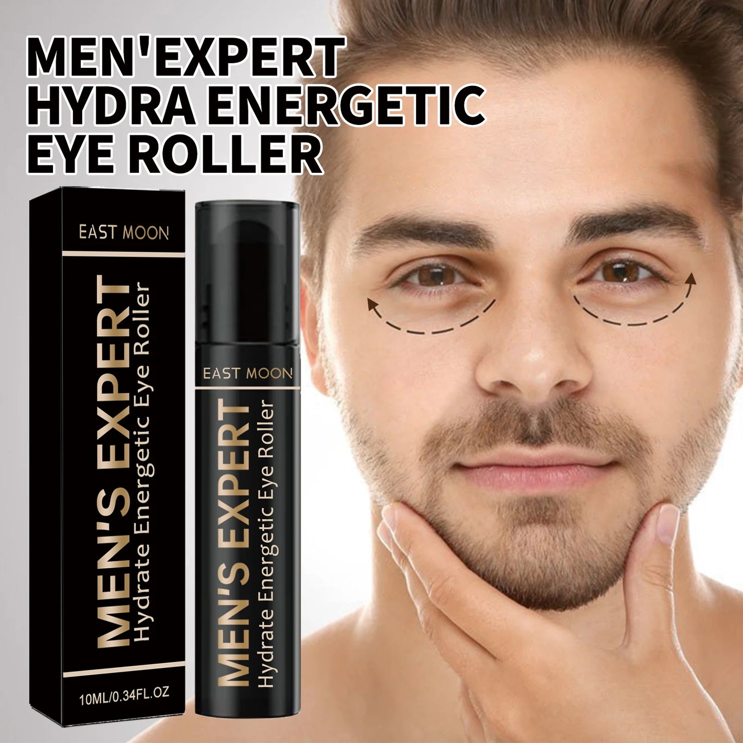 Men's Retinol Eye Cream Eye Bag Firming Lifting Cream Lightening Dark Circles Skin Instant Eye Repair Serum Stick Remover Gel