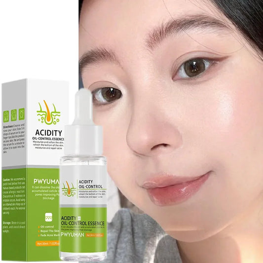 Salicylic Acid Shrink Pore Serum Elimination Large Pores Remove Blackehead Face Smooth Repairing Skin Care Product