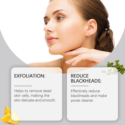 Enzyme Face Powder Wash Skin Oil Control Clean Facial Pores Remove Blackheads Pimples Brighten Skin Tone Long-lasting Freshness