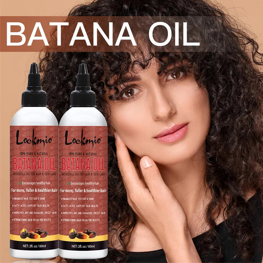 Natural Batana Oil Moisturizing Nourishing Promotes Scalp Health Treatment Product Anti-Frizz Smooth Hair Oil for All Hair Types