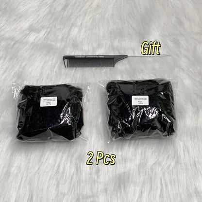 1Pc/30g Hair No Weft Brazilian Afro Kinky Curly Human Hair Bulk Remy Bulk for Braiding Extensions Natural Hai for Locs Braids