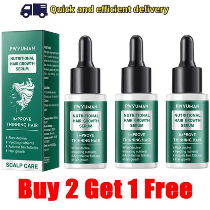 Hair Growth Essential Oil Prevent Baldness Regrowth Strengthening Oil Nourishing Treatment for Split Ends Dry Organics Hair Care