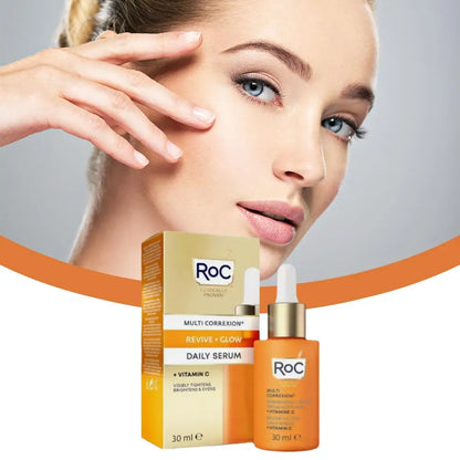 ROC Anti Aging Facial Serum Improve Skin Alasticity Fade Fine Lines Firming Skin Shrink Pores Reduces Wrinkle Pigmentati