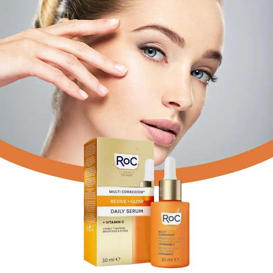 ROC Anti Aging Facial Serum Improve Skin Alasticity Fade Fine Lines Firming Skin Shrink Pores Reduces Wrinkle Pigmentati
