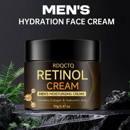 RDQCTQ Men's Retinol Face Moisturizer Moisturizing Retinol Cream Aging Moisturizing Shrink Anti-Wrinkle Pores Whitening Smooth