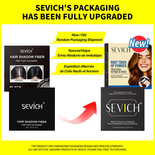 Sevich 5 Colors 12g Hair Shadow Powder Waterproof Hairline Edge Control Powder Root Cover Up Dark Brown Hair Concealer With Puff