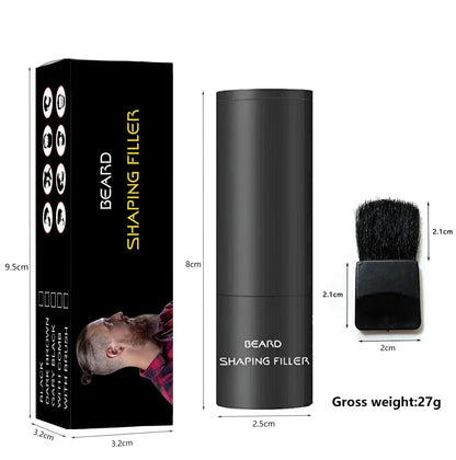 Beard Pen Beard Filler Pencil And Brush Beard Enhancer Lasting Repair Moustache Coloring Shaping Tools Hair Pencil Waterproof