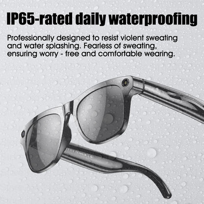 AI Translation Smart Glasses For Men Women 100W Camera Bluetooth Call Playing Music Identify Pictures ChatGPT For Travel Meeting