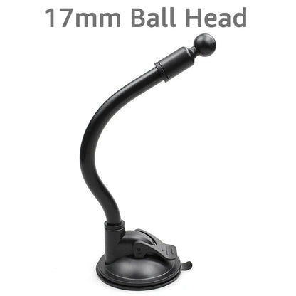 Car Phone Mount Suction Cup Replacement 17mm Ball Head Base for Car Dashboard Mobile Phone Holder Stand Accessories Long Arm