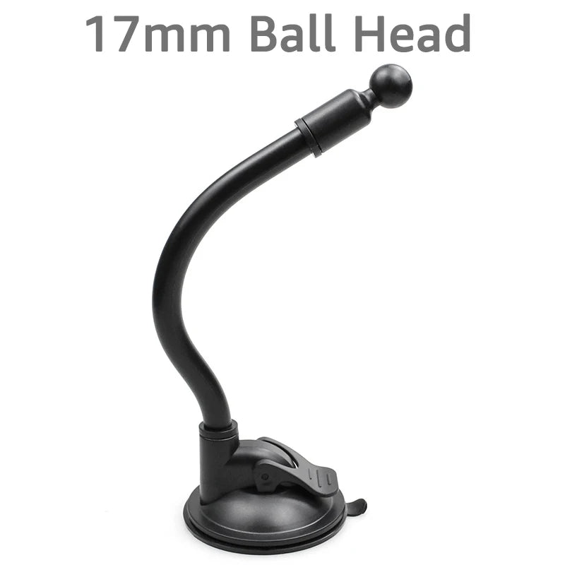 Car Phone Mount Suction Cup Replacement 17mm Ball Head Base for Car Dashboard Mobile Phone Holder Stand Accessories Long Arm
