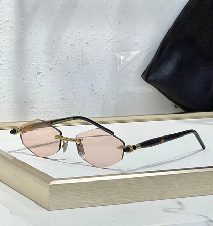 Germany Style Alloy Sunglasses Diomand Acetate Maske P60 Classical Luxury Designer Brand Solar Uv400 Rimless Sunglasses