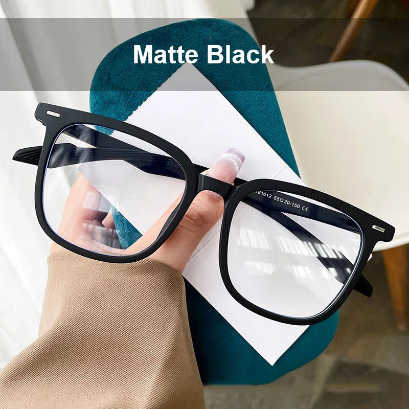 UVLAIK TR90 Large Square Glasses Frame Women Men Fashion Oversized Myopia Eyewear Optical Prescription Eyeglasses Frame