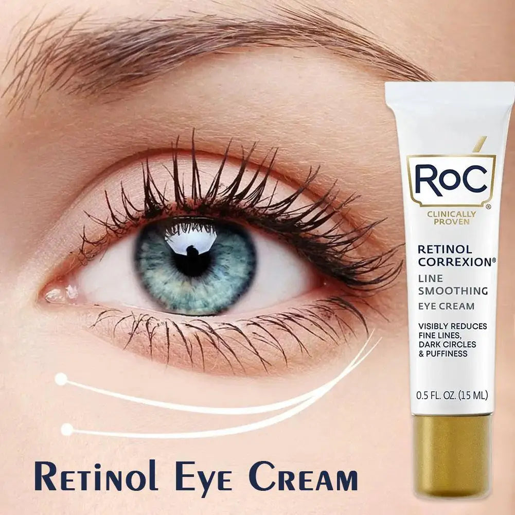3PCS Centella Eye Cream Collagen Eye Care Removel Dark Circles and Eye Bags Puffiness Moisturizing Retinol Eye Cream 15ml