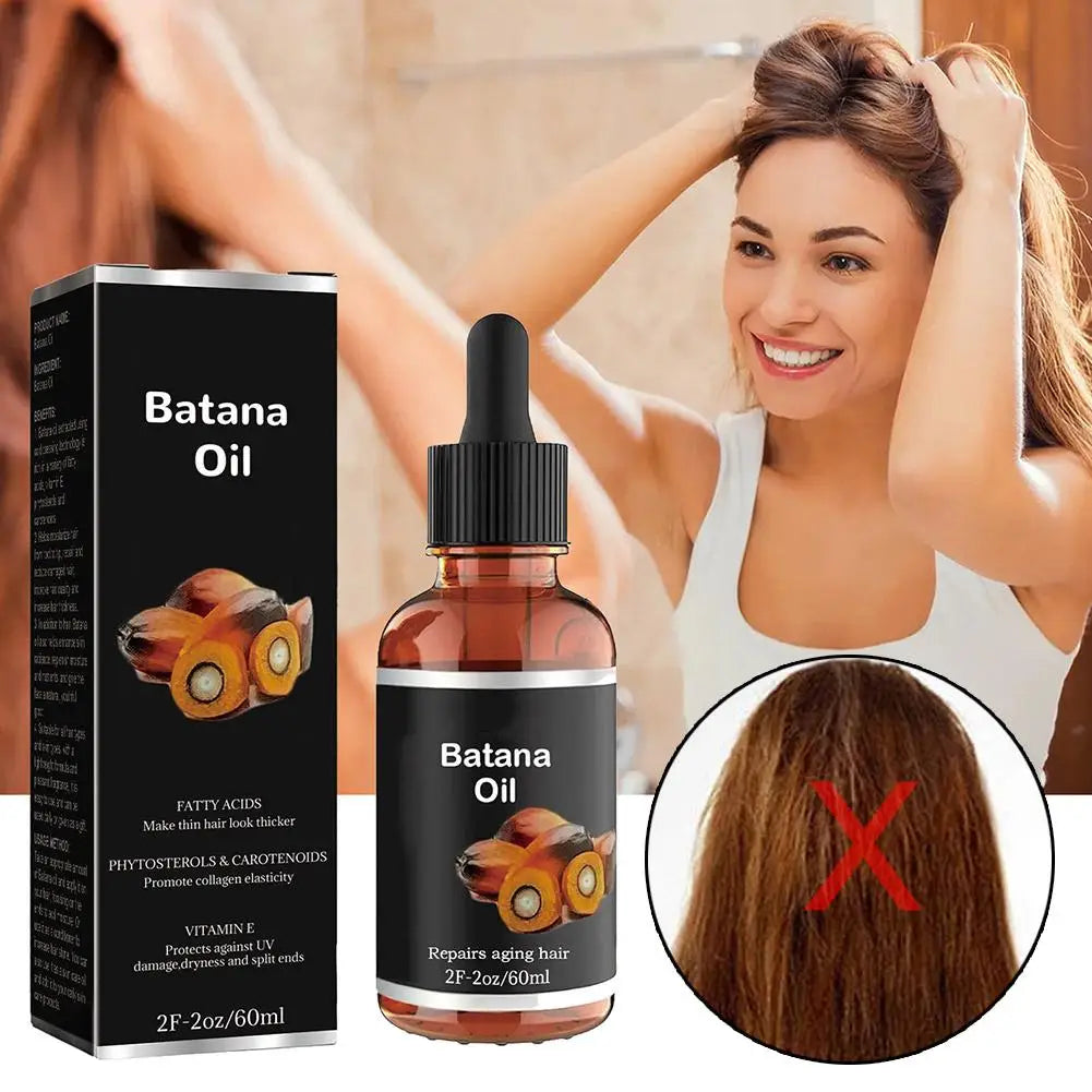 Natural Pure Batana Oil for Hair Growth Organic Hair Oil Promotes Healthy Hair Growth Strengthens Black Hair Nourishing 1/3/5pcs