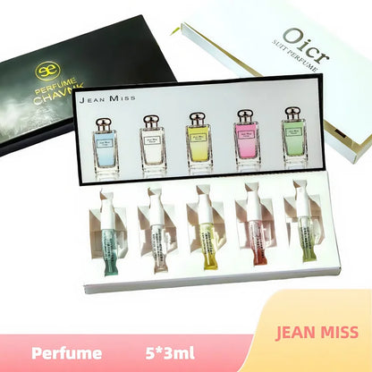 5*3ml original women's perfume gift Box five-piece set fresh and long-lasting fragrance plant floral fragrance eau de Toilette