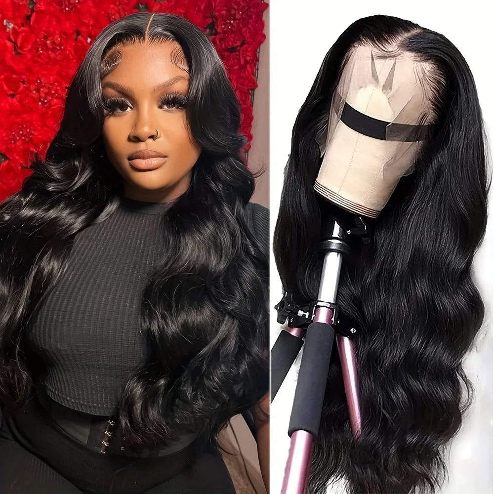 Body Wave Transparent Lace Front Wigs Human Hair Pre Plucked 13x4 Frontal Wigs Human Hair Lace Front Wig With Baby Hair For Wome