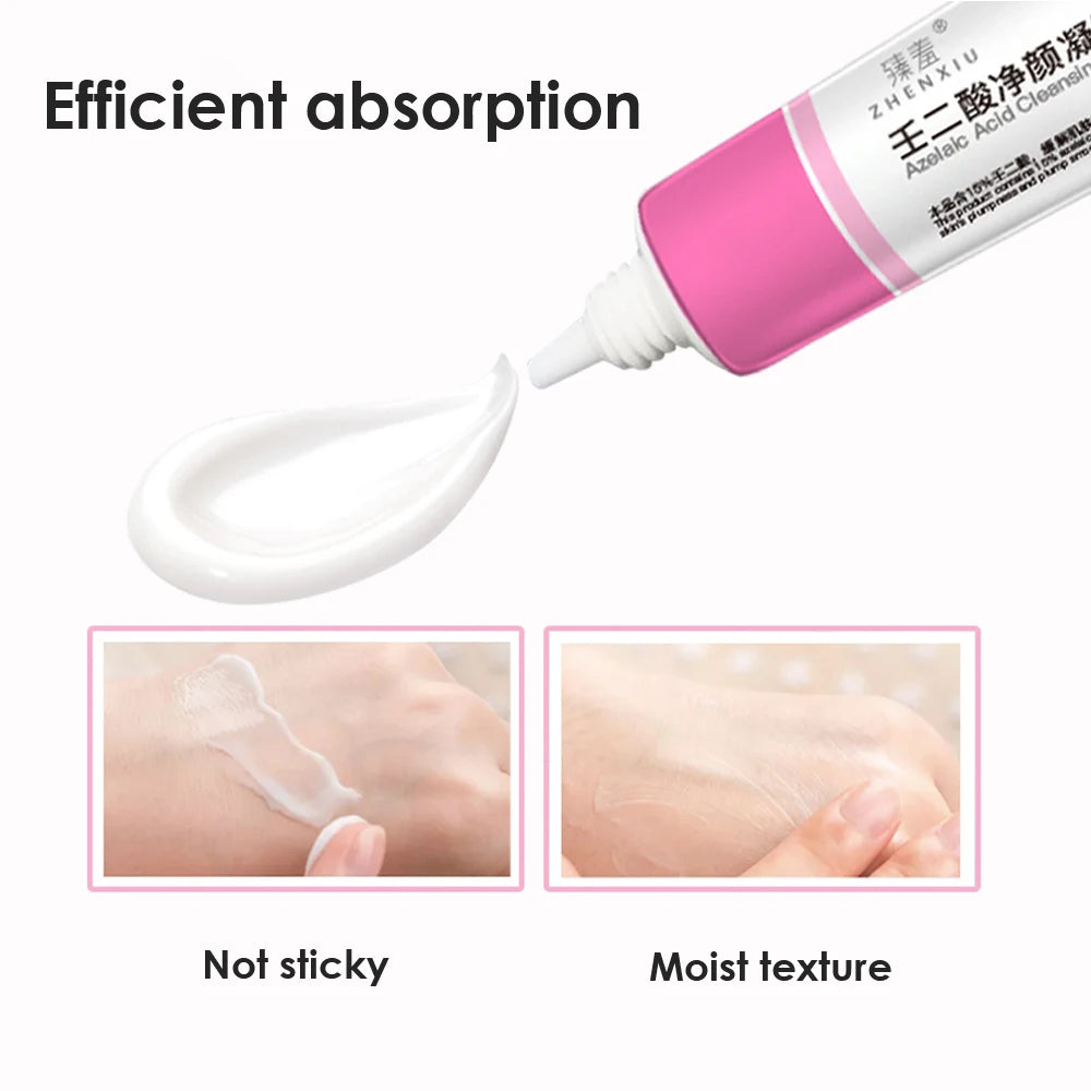 30ml 15% Azelaic Acid Purifying Gel Salicylic Acid  Pore Shrinking Cream Acne Treatment Blackhead Removal Face Deep Cleaning Gel