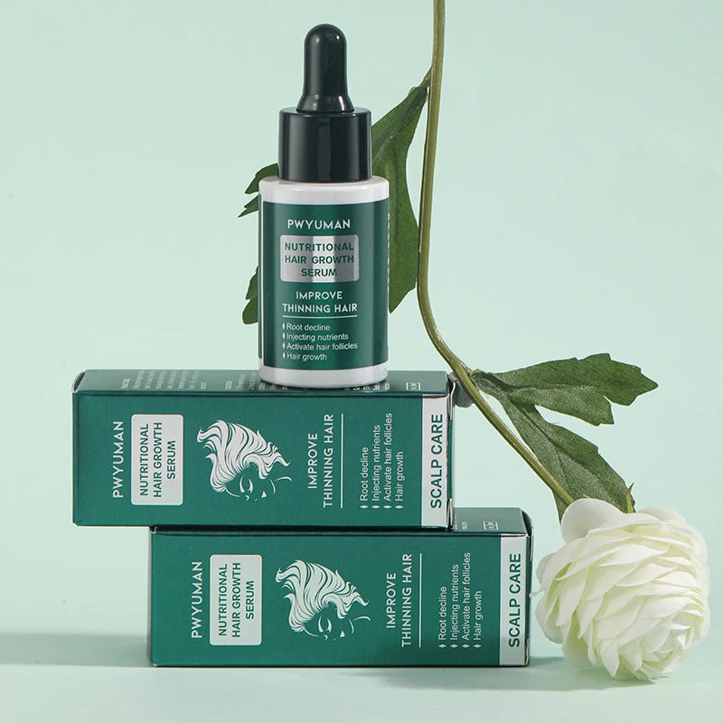 Hair Growth Essential Oil Prevent Baldness Regrowth Strengthening Oil Nourishing Treatment for Split Ends Dry Organics Hair Care