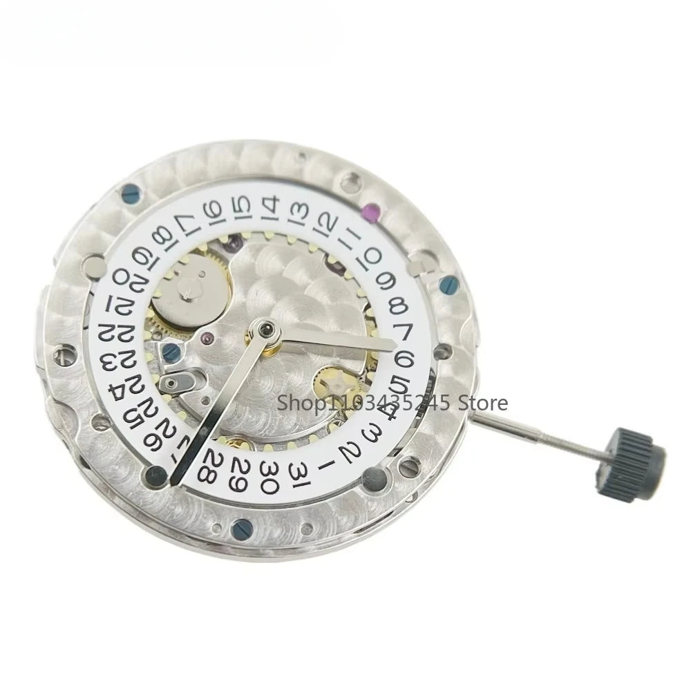 Top Clean Version VS-3135 Mechanical Movement Modification Replace Mechanism 3135 Blue Spring with   Engraved Sub