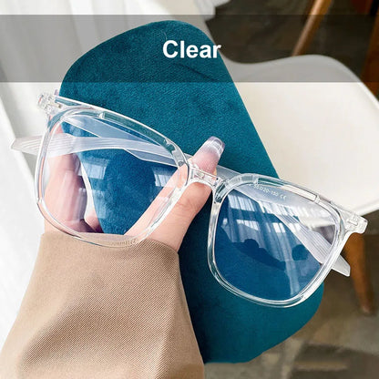 UVLAIK TR90 Large Square Glasses Frame Women Men Fashion Oversized Myopia Eyewear Optical Prescription Eyeglasses Frame