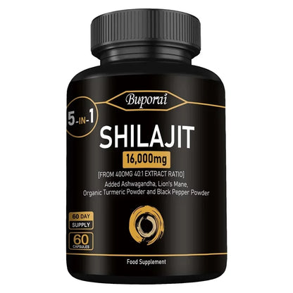 Himalaya Shilajit Capsule Original High in Trace Minerals for Energy,Muscle Strength&Immunity, Endurance for Adult