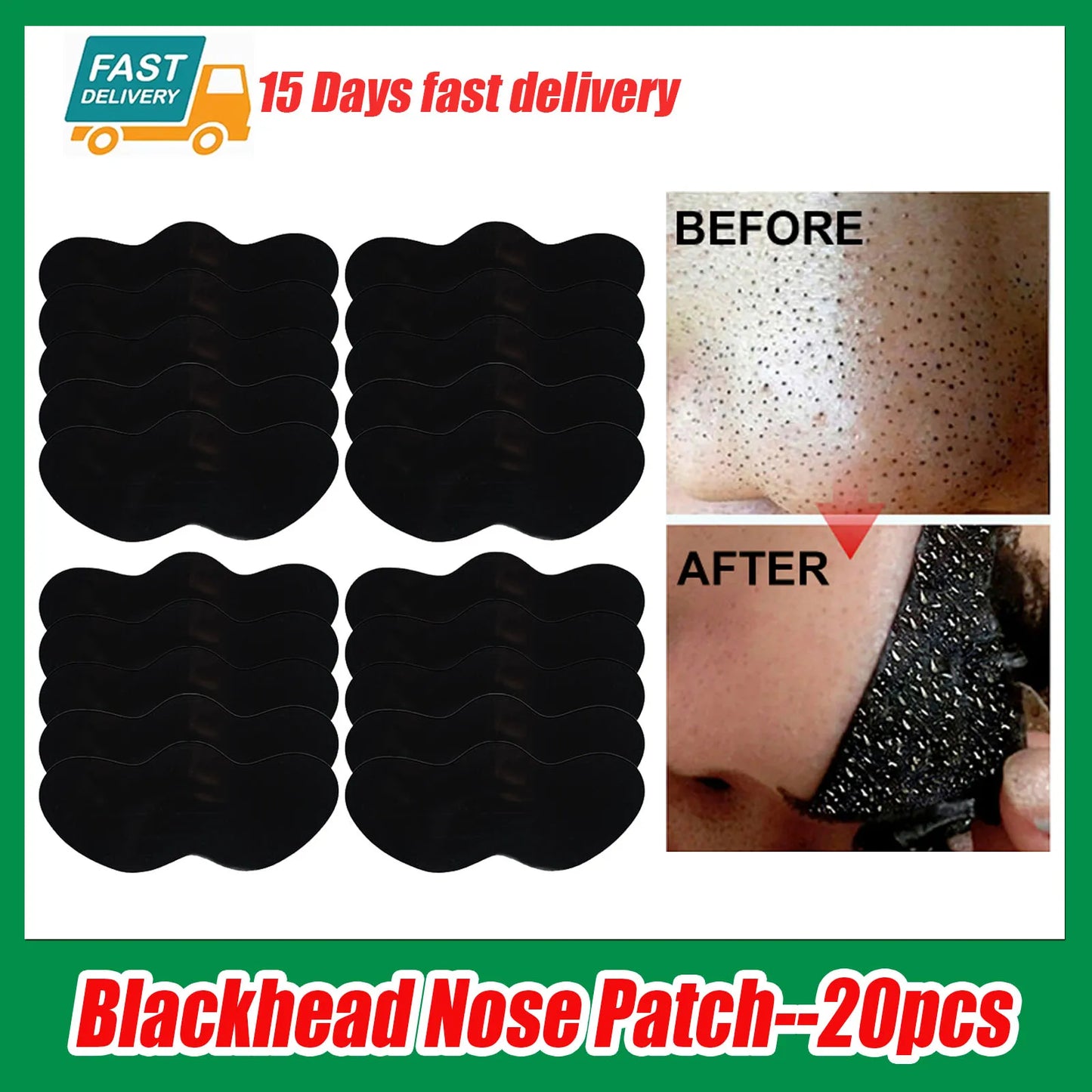 10/50/100Pcs Blackhead Remover Mask Unisex Deep Cleansing Nose Strips for Acne Shrink Pore Skin Care Strips Nose Sticker Cleaner