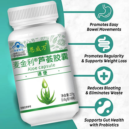 Colon Cleanser Detox for Flush - Aloe Vera Softgel Capsules , Supports Digestive Health
