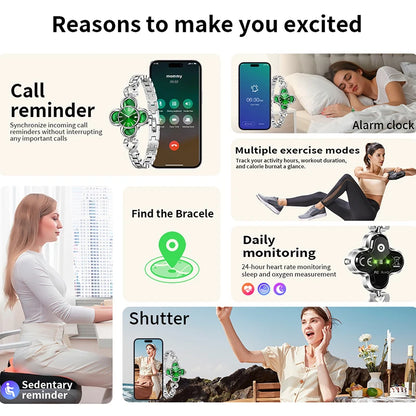 LIGE Smart Quartz Wristwatch Smart Bracelet Ladies Blood Pressure Monitor Fitness Tracker Waterproof Sport Smartwatch Women Gift