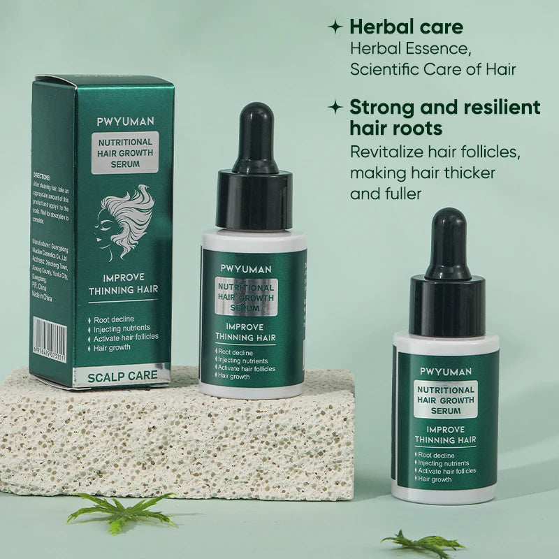 Hair Growth Essential Oil Prevent Baldness Regrowth Strengthening Oil Nourishing Treatment for Split Ends Dry Organics Hair Care