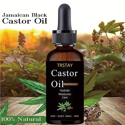 TRSTAY Jamaica Black Pure Natural Castor Oil Hair Treatment Moisturizing Strong Scalp Environment Healthy Hair Care