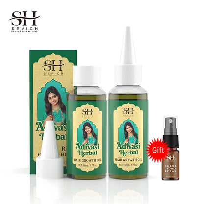 Ayurvedic Hair Growth Oil India Adivasi herbal Hair Growth Oils Anti Hair Loss Fast Regrowth Thicken Serum Hair Growth Products
