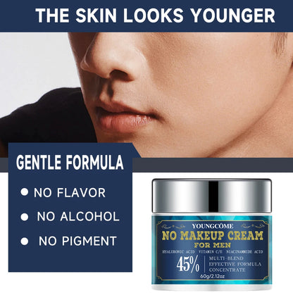 Man a moisturizing face lighting cream that hides pores and fine wrinkles Anti Aging Firming Lifting Fade Fine Lines Whitening