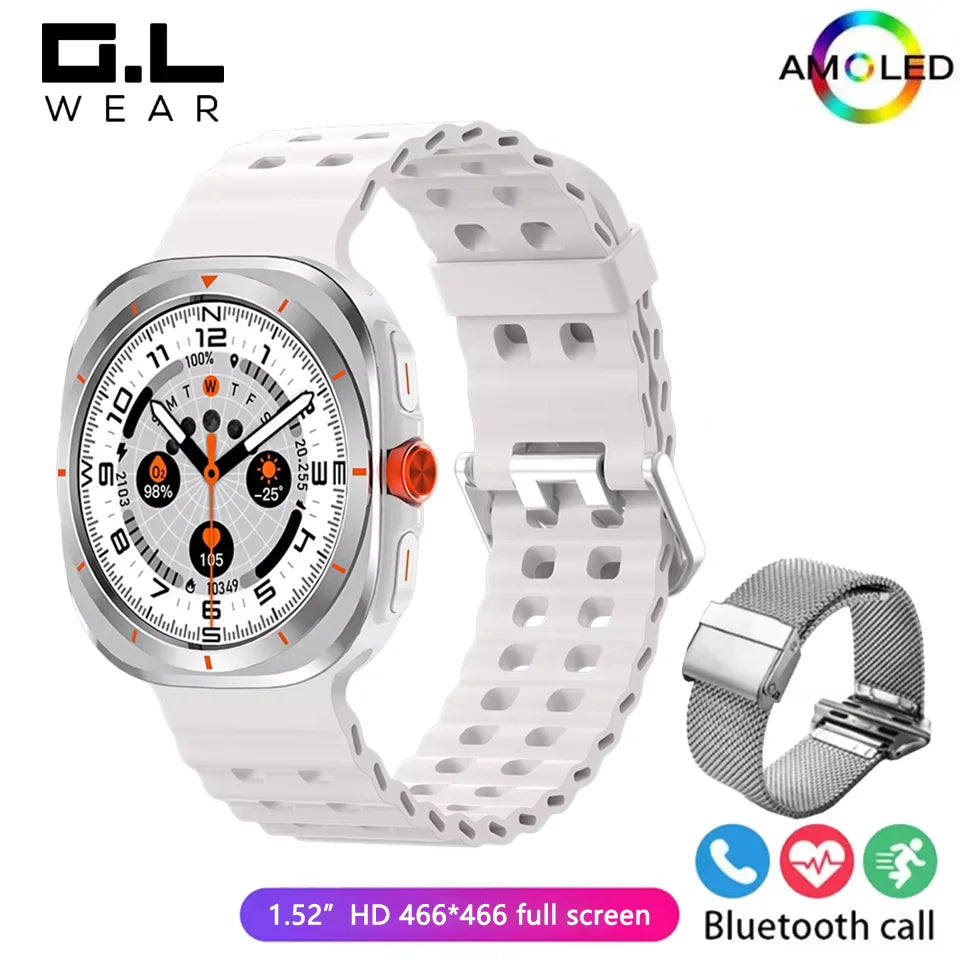 G.L Wear 2025 New Men's Smart Watch 1.52 Inch Bluetooth Talk Sports Fitness Pedometer Woman Smart Watch