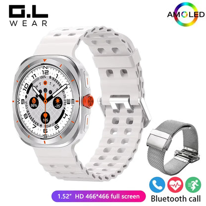 G.L Wear 2025 New Men's Smart Watch 1.52 Inch Bluetooth Talk Sports Fitness Pedometer Woman Smart Watch