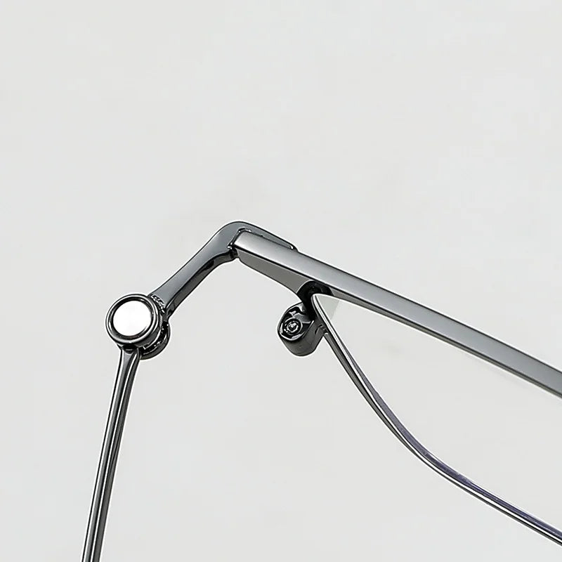 DIEDIESEE Advanced Business Men's Titanium Eyeframe High Elasticity Leg Optical Prescription Frame 34631