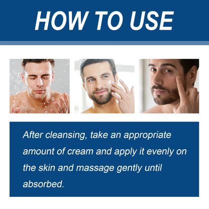 Retinol Face Cream for Men Firming Lifting Brightening Fade Fine Lines Anti Puffiness Moisturizing Nourishing Facial Skin Care