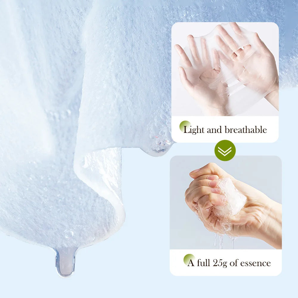 6Pcs Hydrating Nourishing Mask Skin Care Skincare Woman Masks Face Bubble Aloe Vera Original Gel Deep Collagen Korean