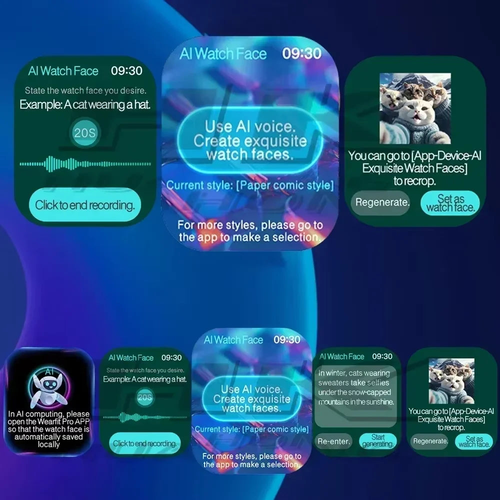 New Origina HK10 ULTRA 3 Smartwatch Men 4G ROM ChatGPT NFC Compass HK9 ULTRA2 MAX Upgrade Watches Sports BT Call Smart Watch Men