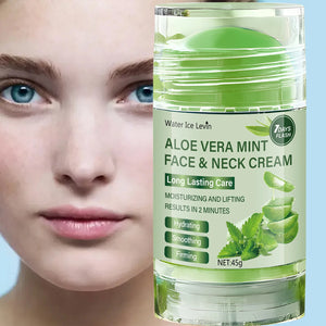 45g Aloe Vera Facial Firming Cream, Natural Aloe Vera Essence, Gentle and Skin Friendly, Effectively Diminishes Fine Lines, Firms Skin, Moisturizes Skin,