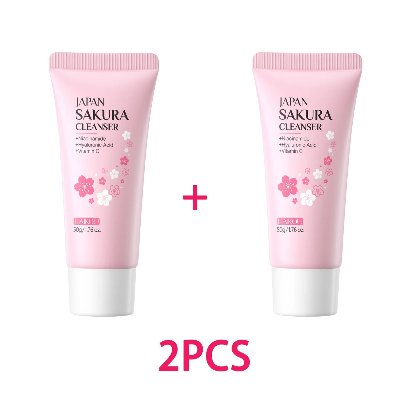 LAIKOU Facial Foaming Cleanser Deeply Cleansing Oil Control Moisturizing Blackhead Removal Skin Care Face Wash Foam Cleanser