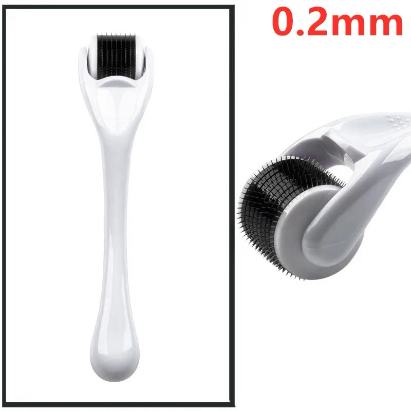 Derma Roller for Skin,Beard & Hair  0.2mm\0.25mm\0.3mm needle- Micro Face Roll Tool 540 Needles for Facial,Body & Hair Growth