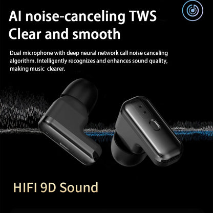 Rainbuvvy T98 TWS Build-in Earbuds Watch 1.43inch AMOLED Screen Wireless Earphones Blutooth Call Calories 2 IN 1 Smart Watch