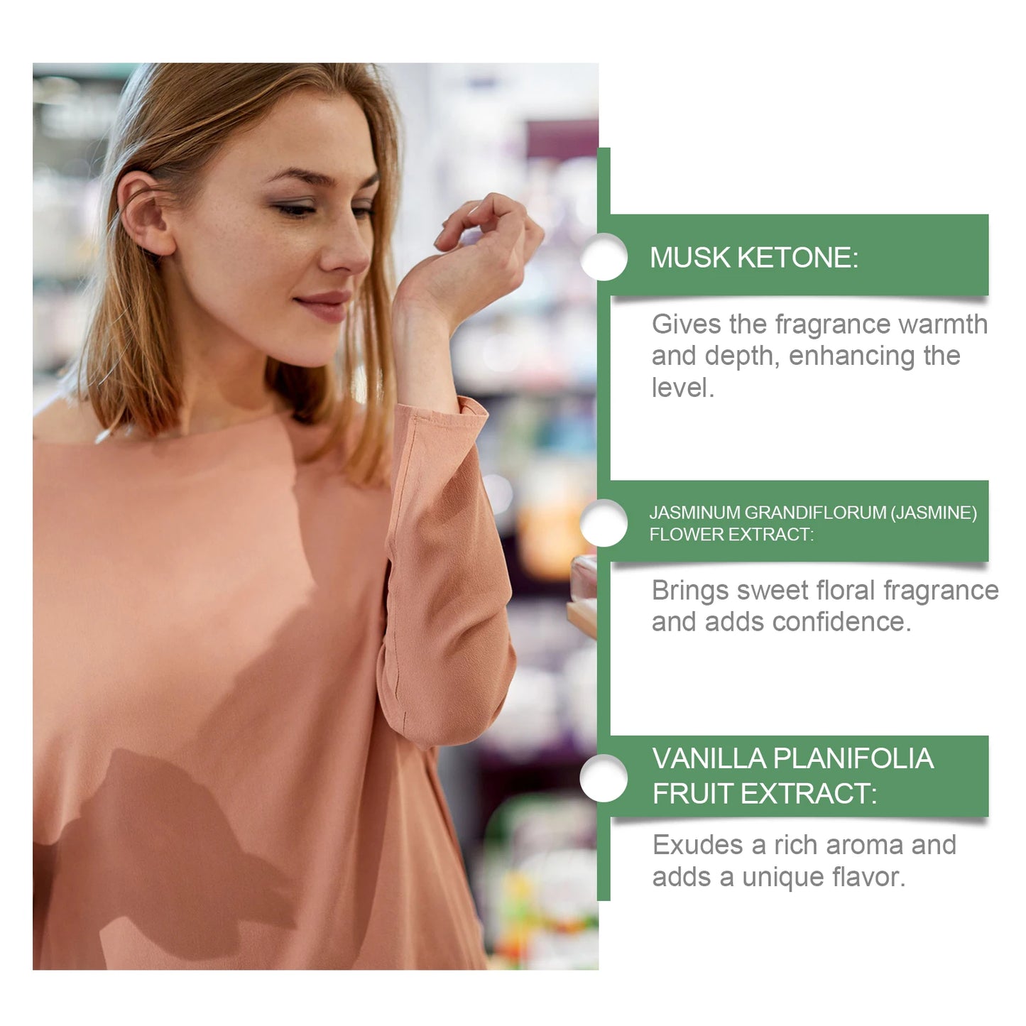 Roxelis Arab Perfume, Vanilla Fragrance, Elegant, Mild, Lasting, Charming, Portable Perfume