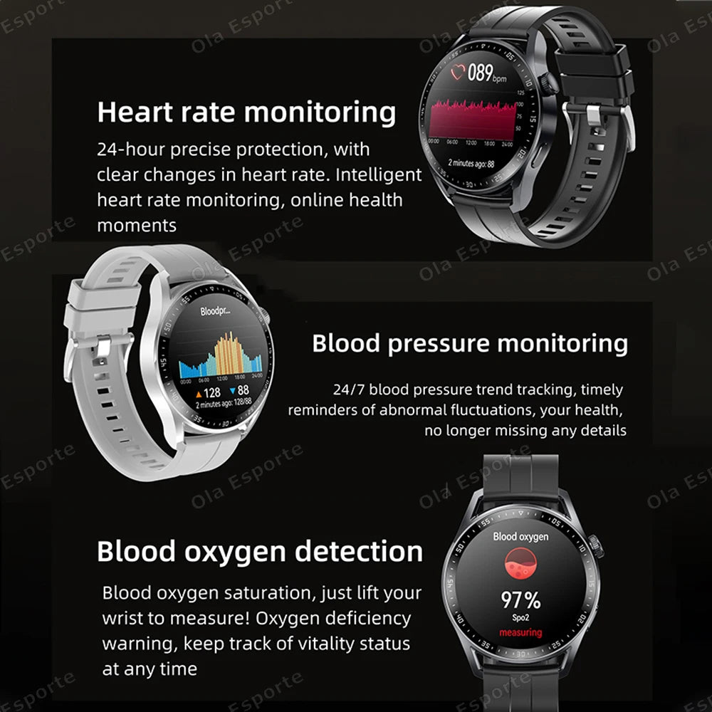 New Watch 4 Pro Upgrade Smart Watch 2025 Watch 4 Series Heart Rate Sleep Health Monitoring BT Call Sports Waterproof Smartwatch