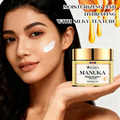 SUYARUN Manuka Honey Collagen & Retinol Moisturizer - Deep Hydration, Skin Repair, Brightening - For All Skin Types.