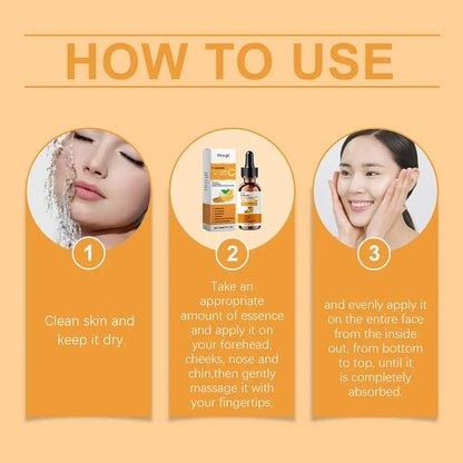 Vitamin C Serum For Face Hyaluronic Acid Moisturising Sunburn Anti-oxidation Shrink Pore Skin Care