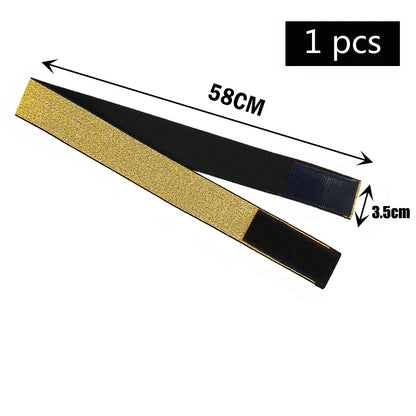 Fashion Hair Elastic Band For Wigs Adjustable Edge Scarf Elastic Headband With MagicTape for Women Lace Wigs