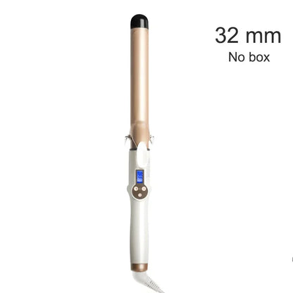 2025 New Electric Hair Curler with LCD Screen Digital Curling Iron Hair Curlers Irons 19-38mm Professional Curling Iron Curler
